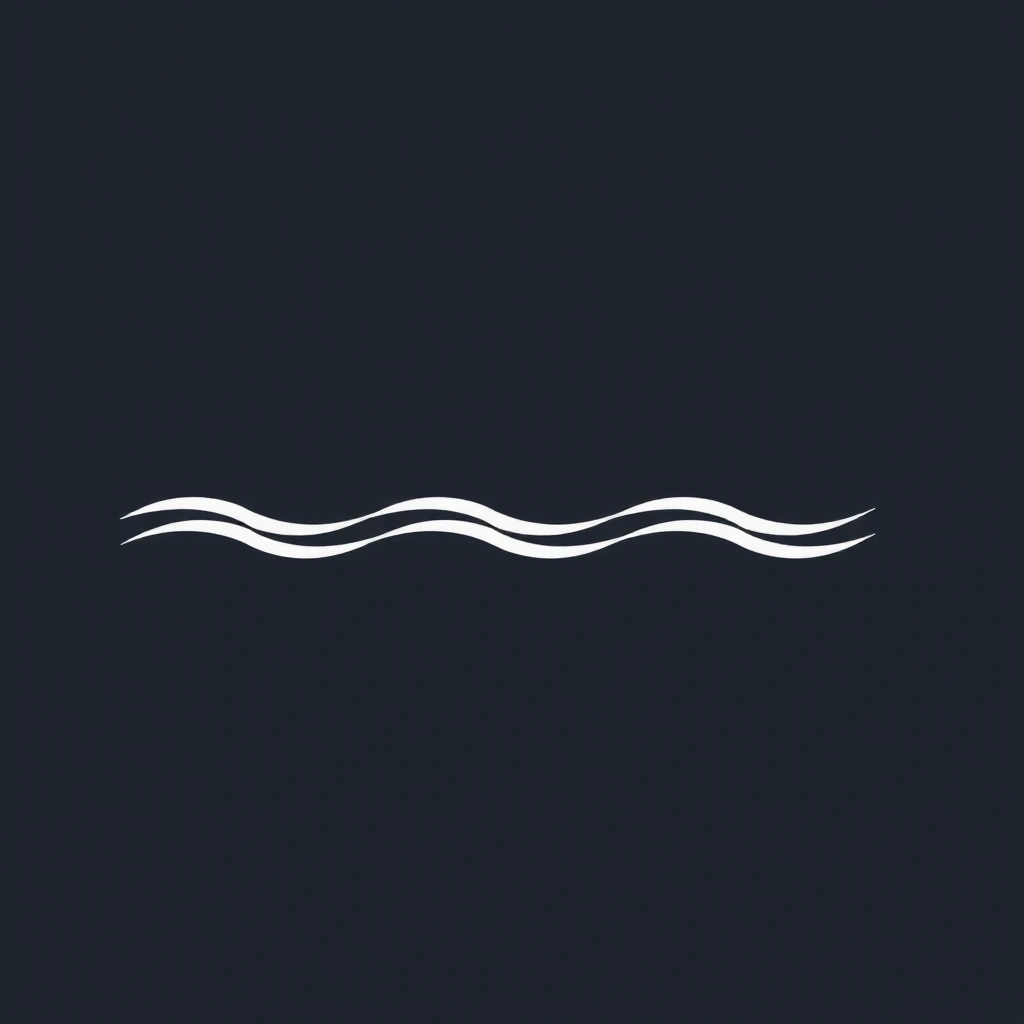 Icon representing calm waves for deep relaxation